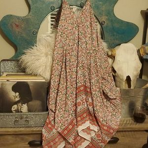 Multi colored boho dress